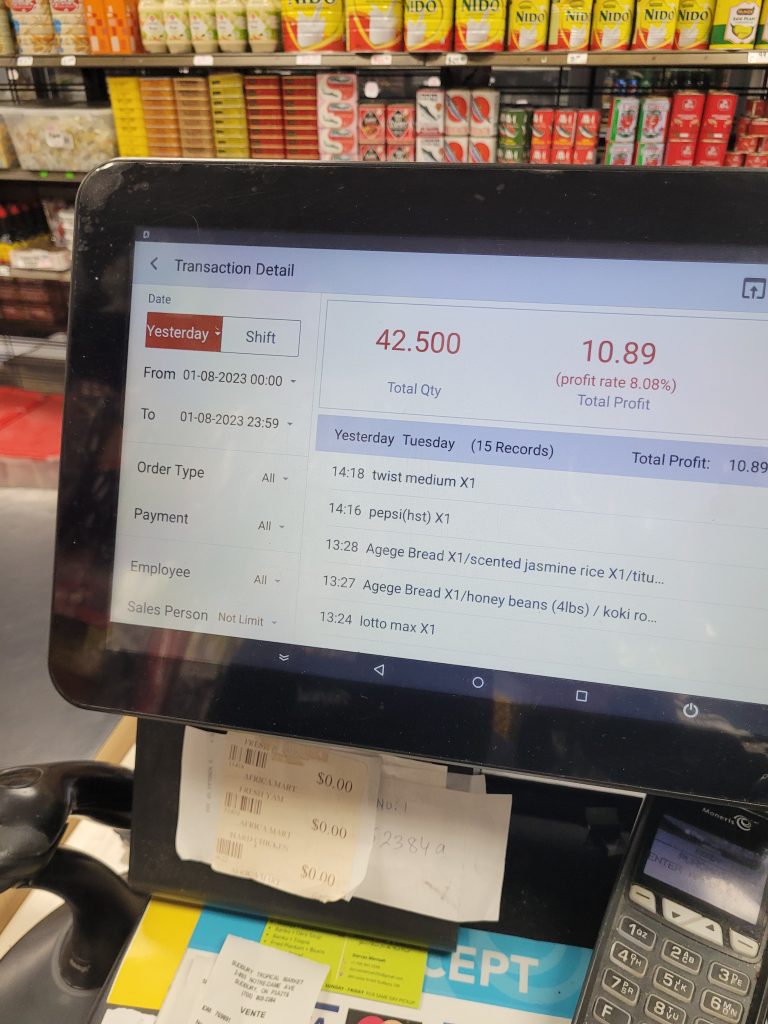 image of Solvr Point of Sale in Retail store