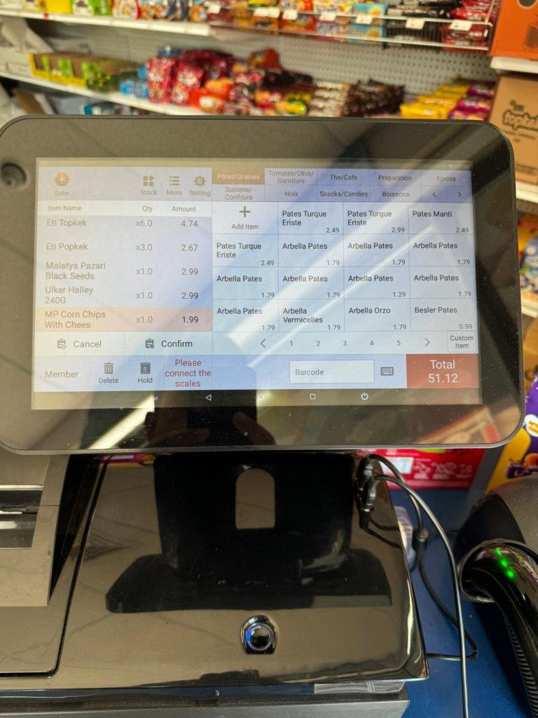 image of Solvr Point of Sale in Retail store