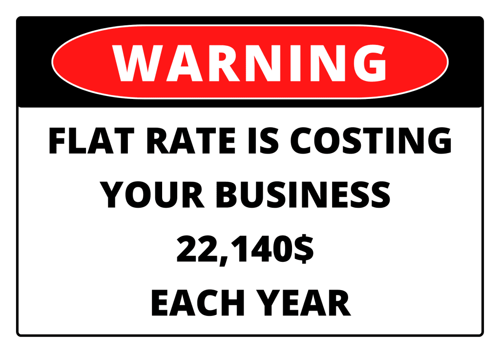 the cost of flat rate